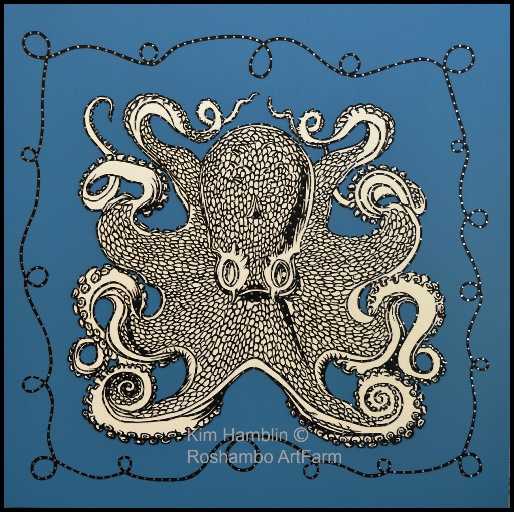 Ode to the Octopus, Kim hamblin, Roshambo ArtFarm